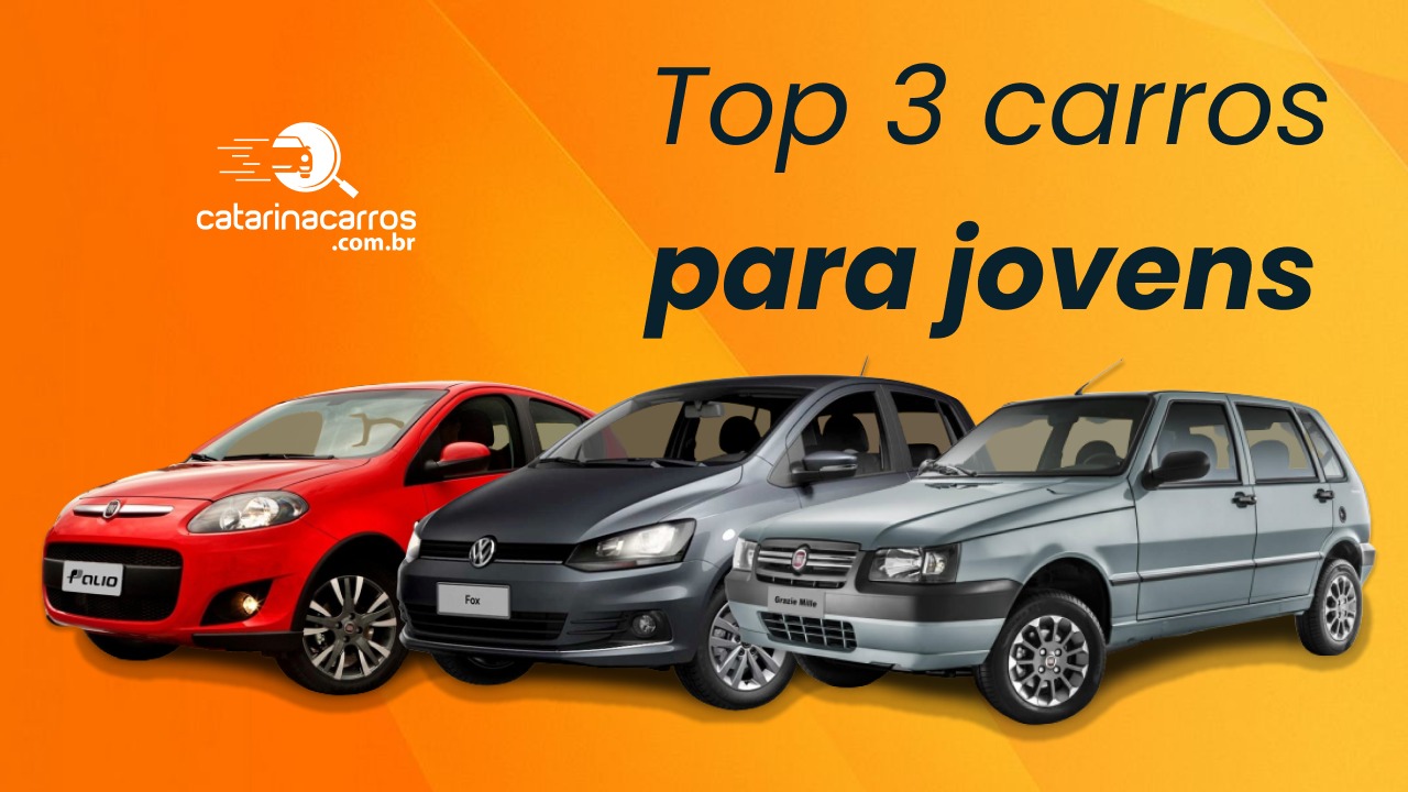 Top 3: carros para jovens que querem adquirir o seu primeiro veículo com RJK Multimarcas