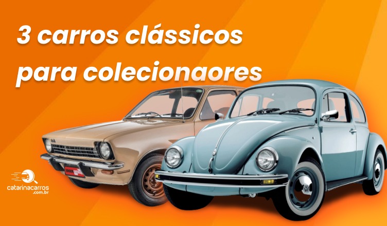 3 carros clássicos e antigos do Brasil para colecionadores com a loja Super Auto Veículos