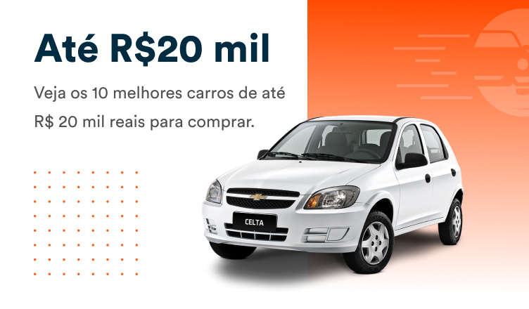 Veja os 10 melhores carros de até 20 mil reais para comprar